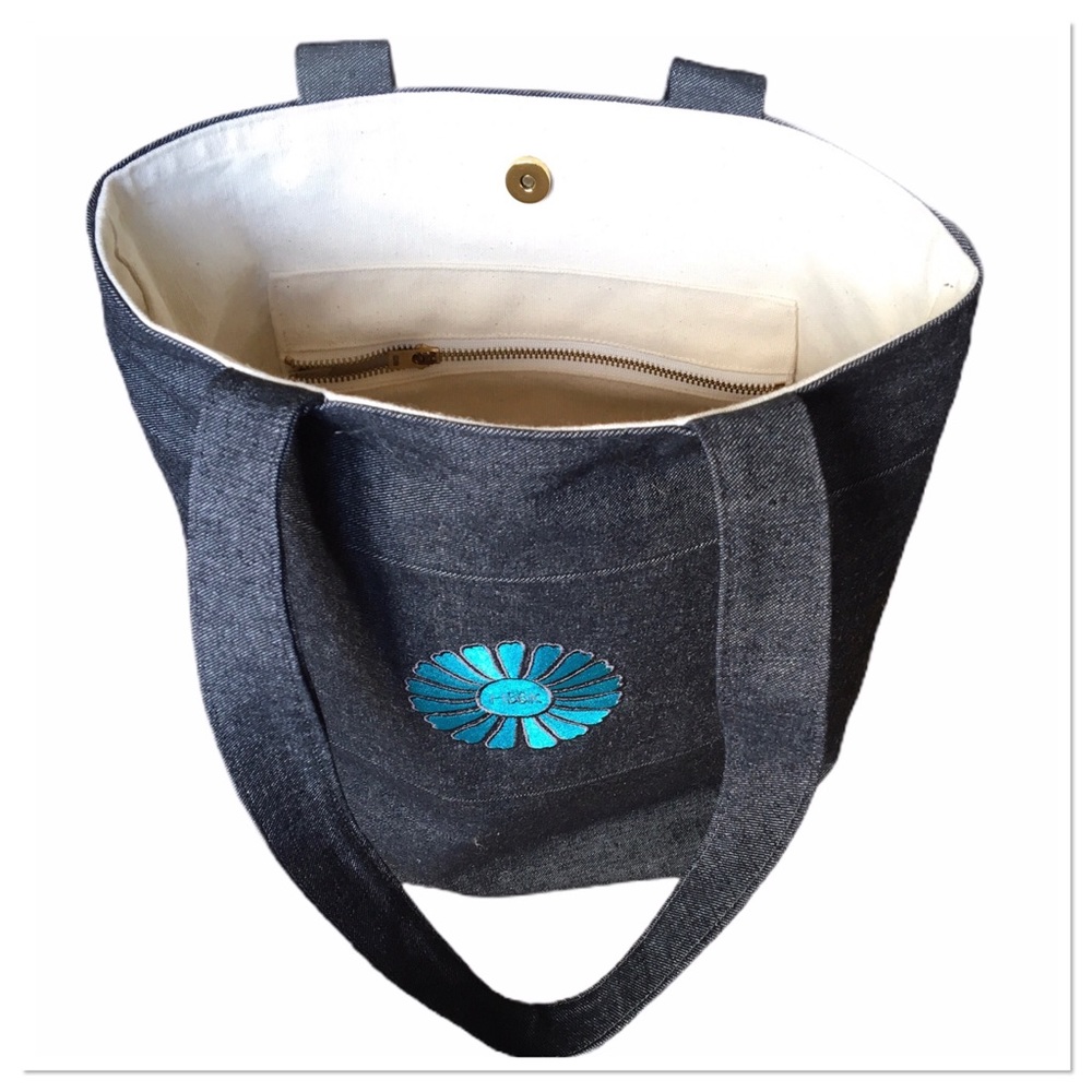 The Lollipop Tote in Teal by HBBK - Picture 2 of 6